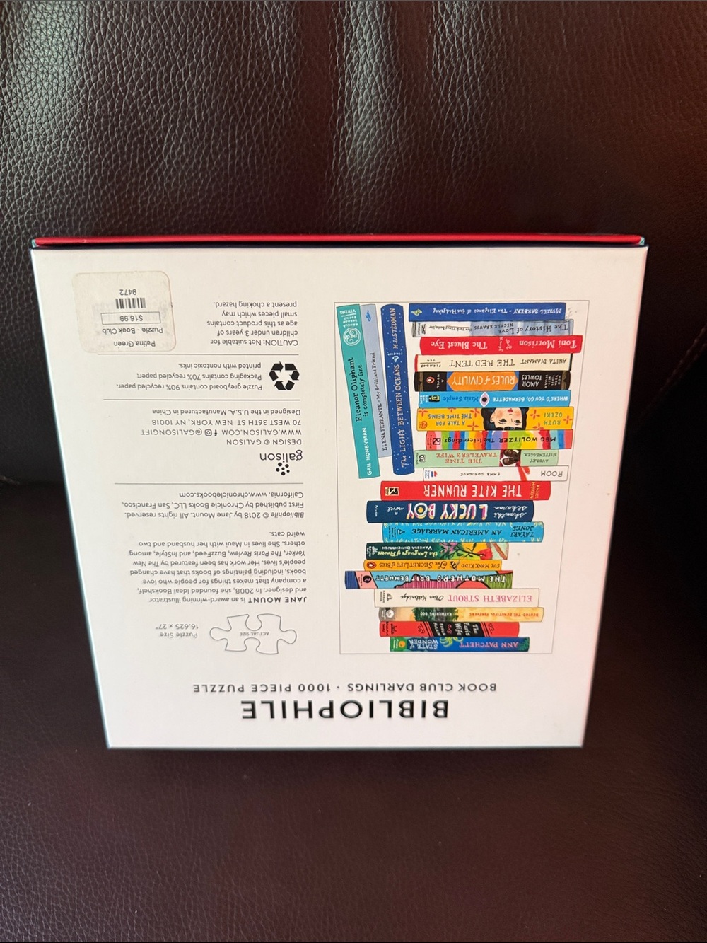 Galison Bibliophile Book Club Darlings. 1000-Piece Puzzle. - Picture 2 of 3